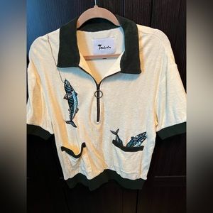 Tombolo “The Angler” Cabana shirt and shorts large